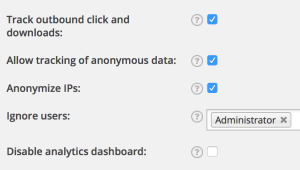 Google Analytics Choices Post Yoast SEO Install